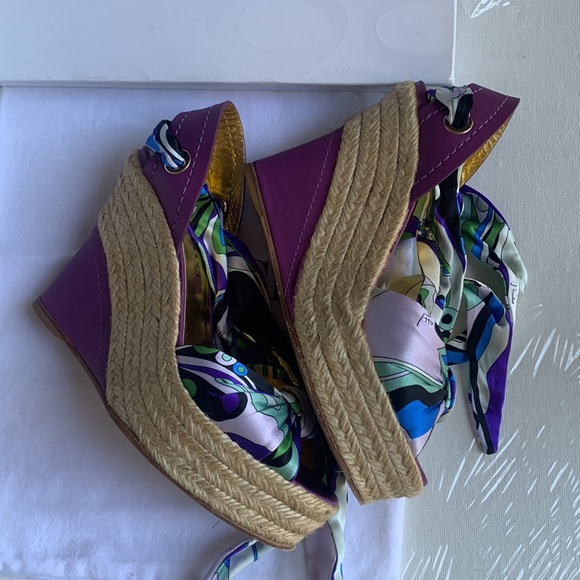Emilio Pucci wedge sandals - Picture 2 of 10